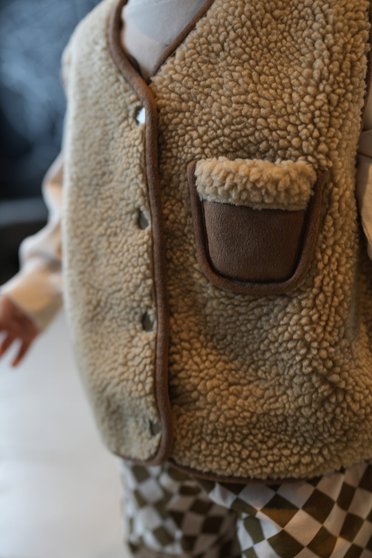 Reversible Boa Vest