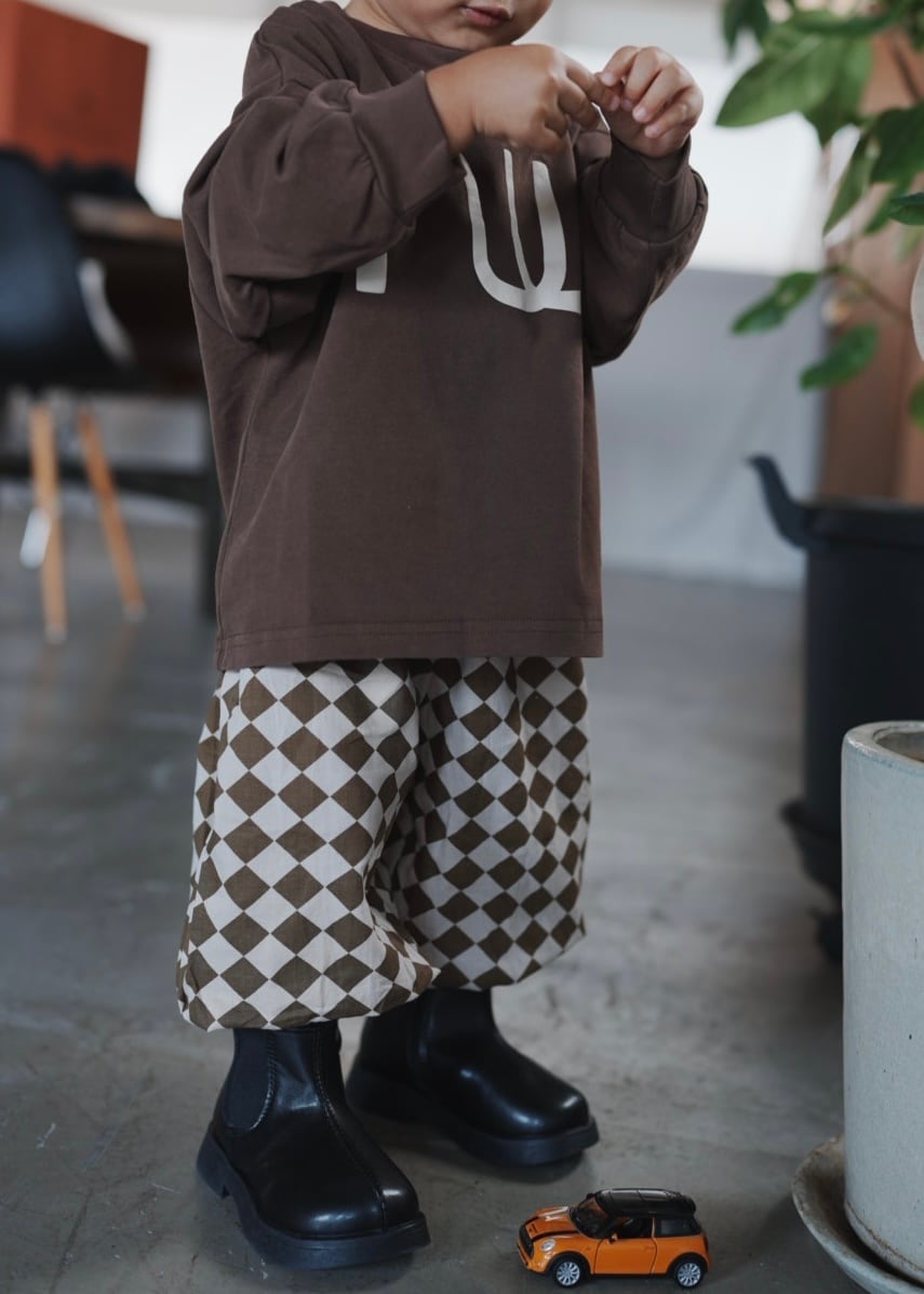 Diamond Check Pants