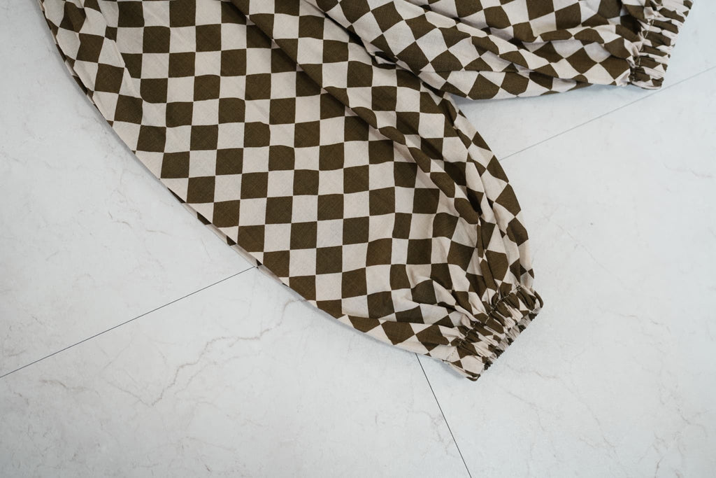 Diamond Check Pants