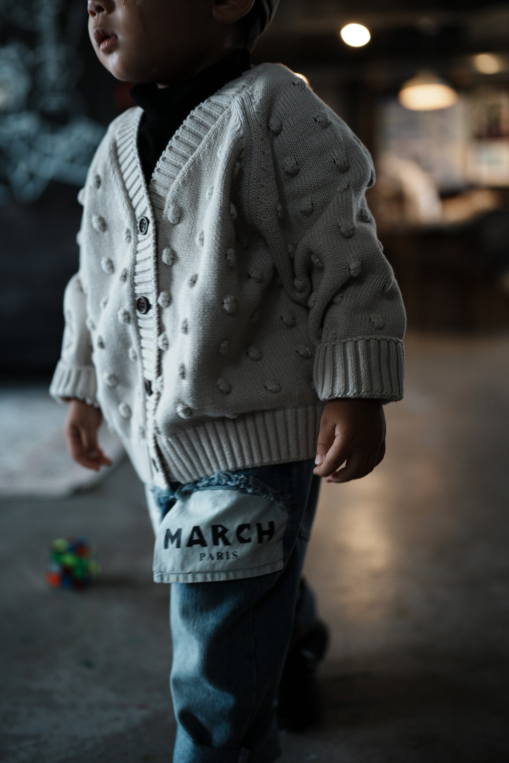 Dot Knit Cardigan
