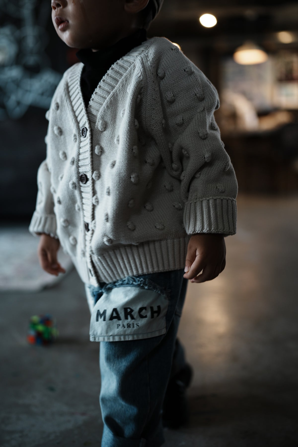 Dot Knit Cardigan