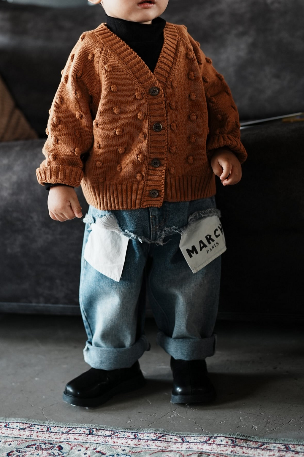 Dot Knit Cardigan