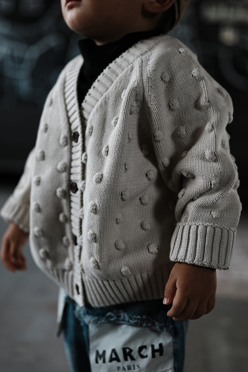Dot Knit Cardigan