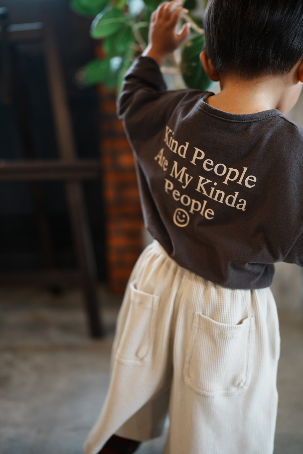 Back-print Henley Tee