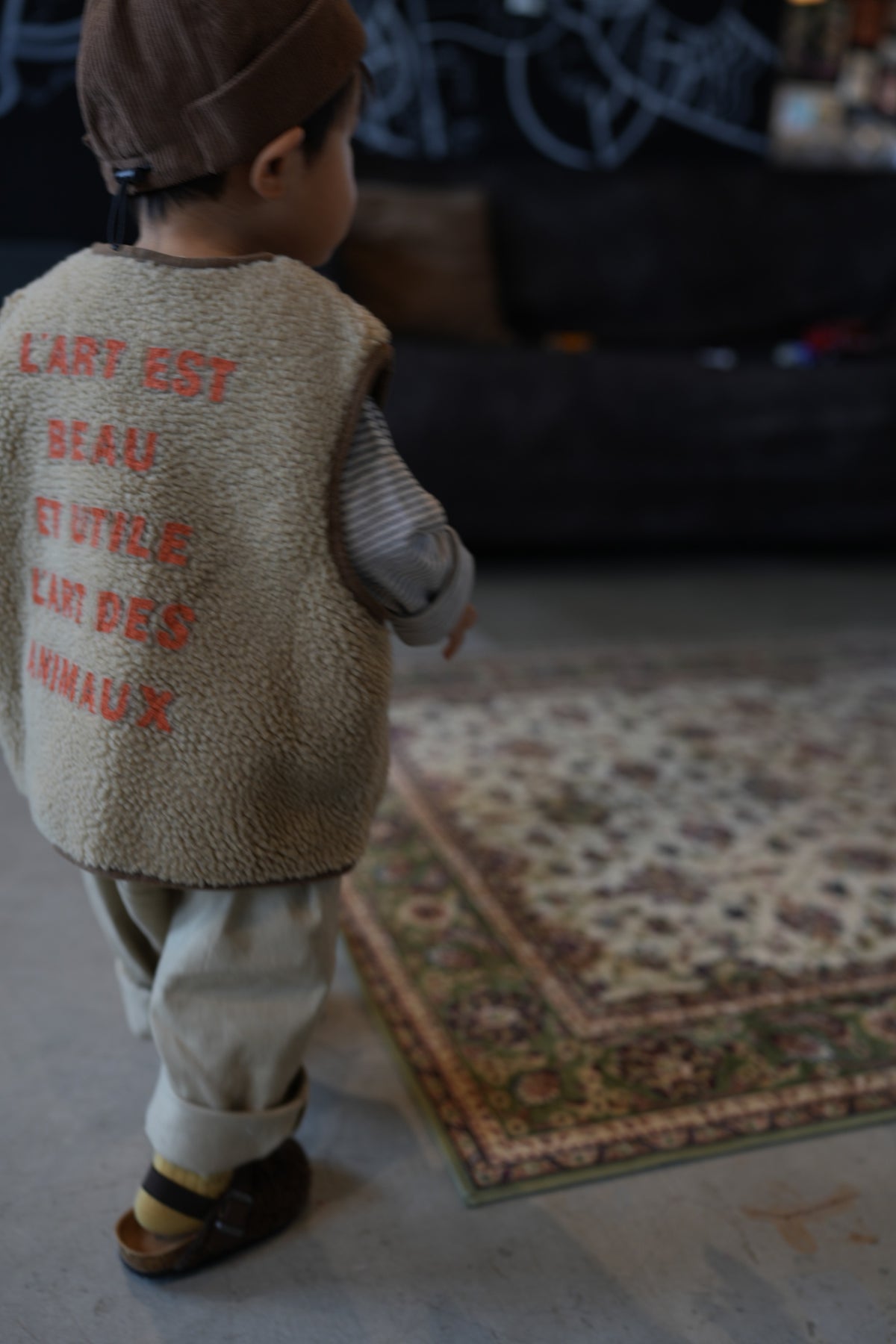 Reversible Boa Vest