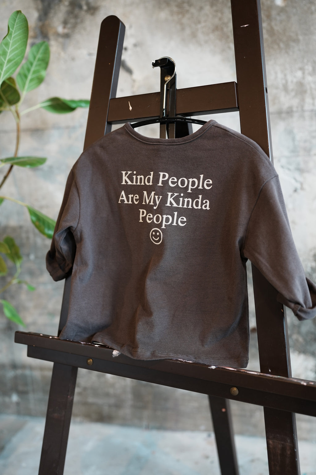 Back-print Henley Tee