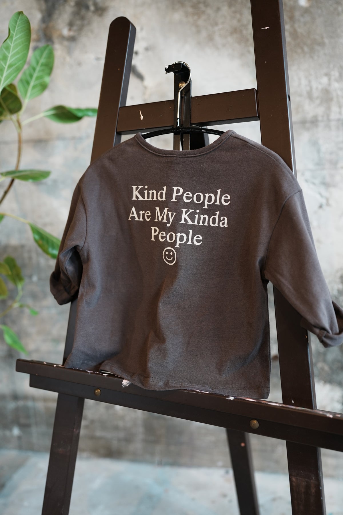 Back-print Henley Tee