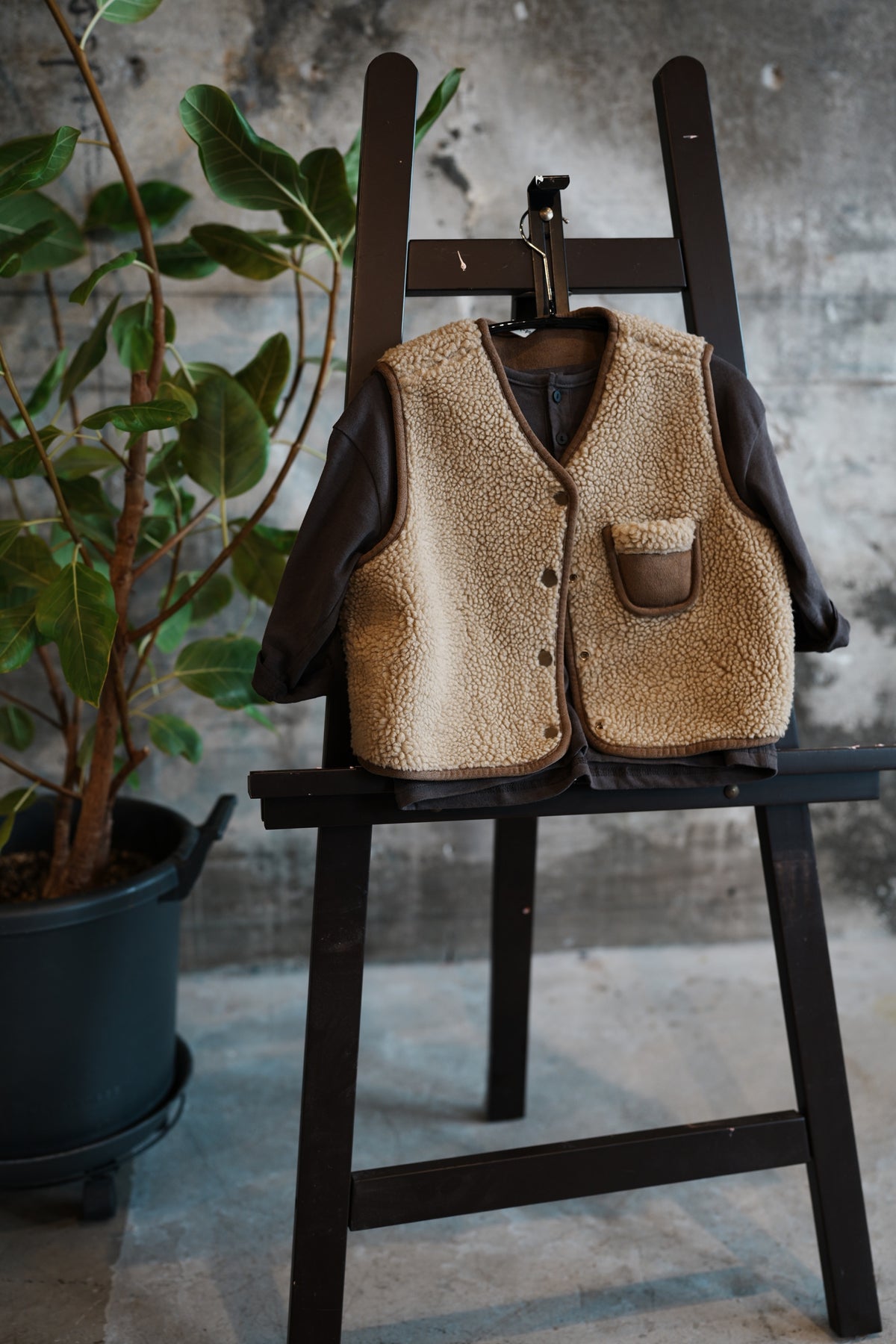 Reversible Boa Vest