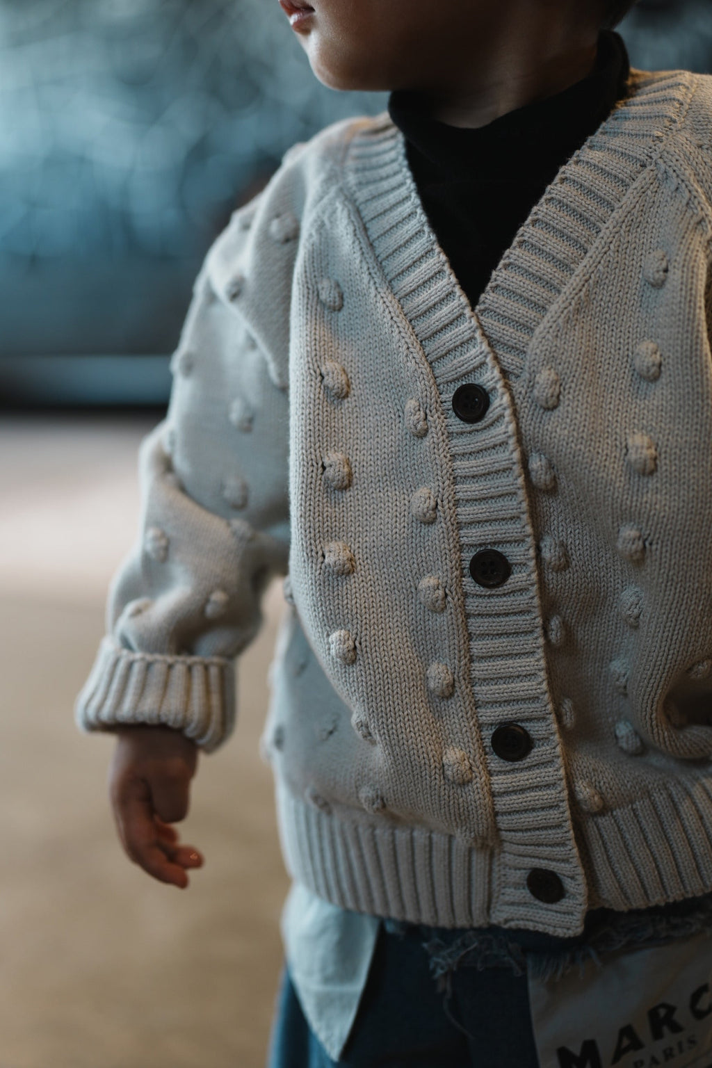 Dot Knit Cardigan