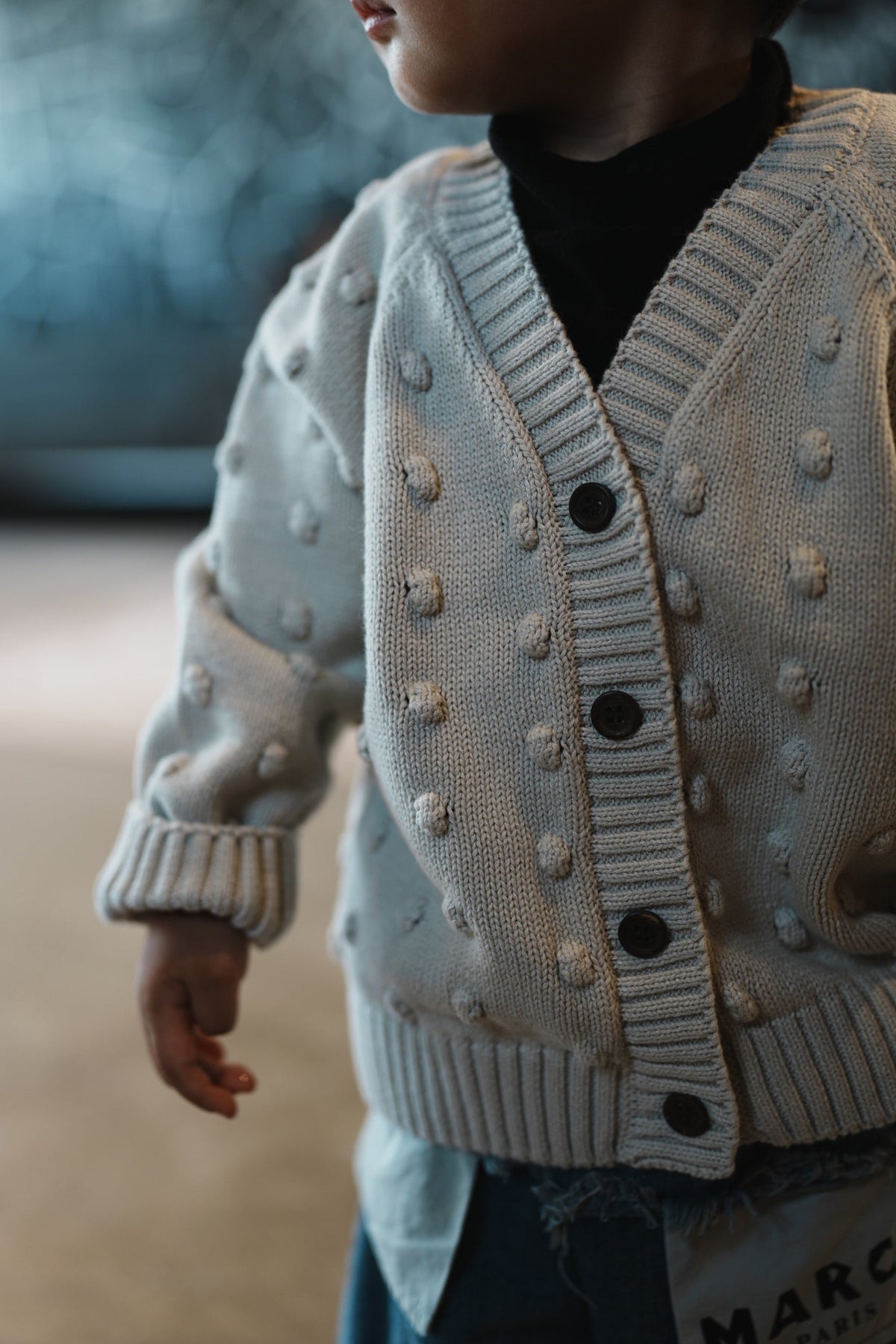 Dot Knit Cardigan