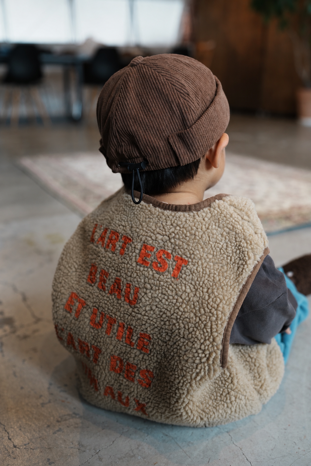 Reversible Boa Vest